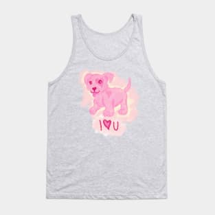 Pink Puppy Tank Top